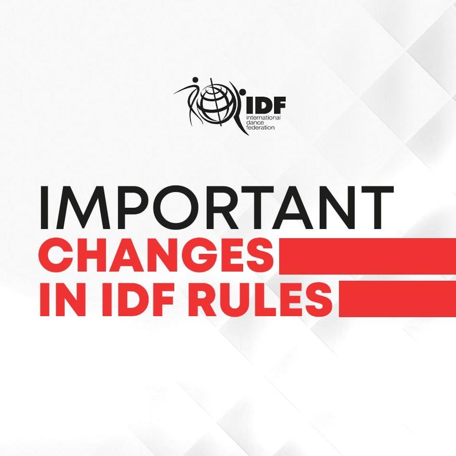IMPORTANT - Summary of IDF Rules Changes for World Dance Championship Poland 2025