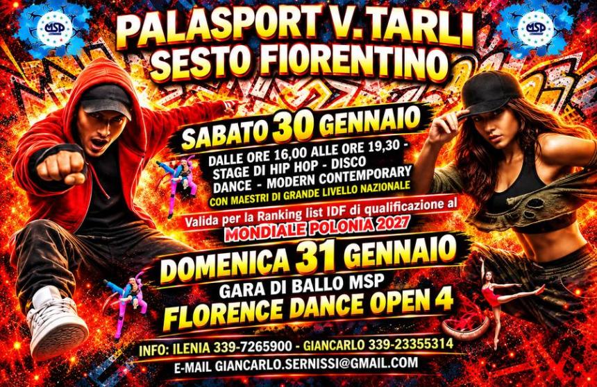 FLORENCE DANCE OPEN 4 – Sport Hall V. Tarli – IDF WDC 2027 Qualifier